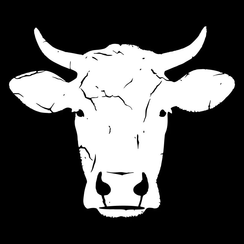 Cow Head Bull Cattle Portrait Vector