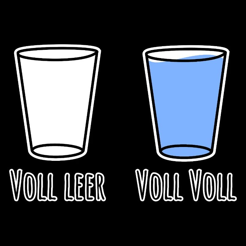 Completely empty and fully full! Full German language!