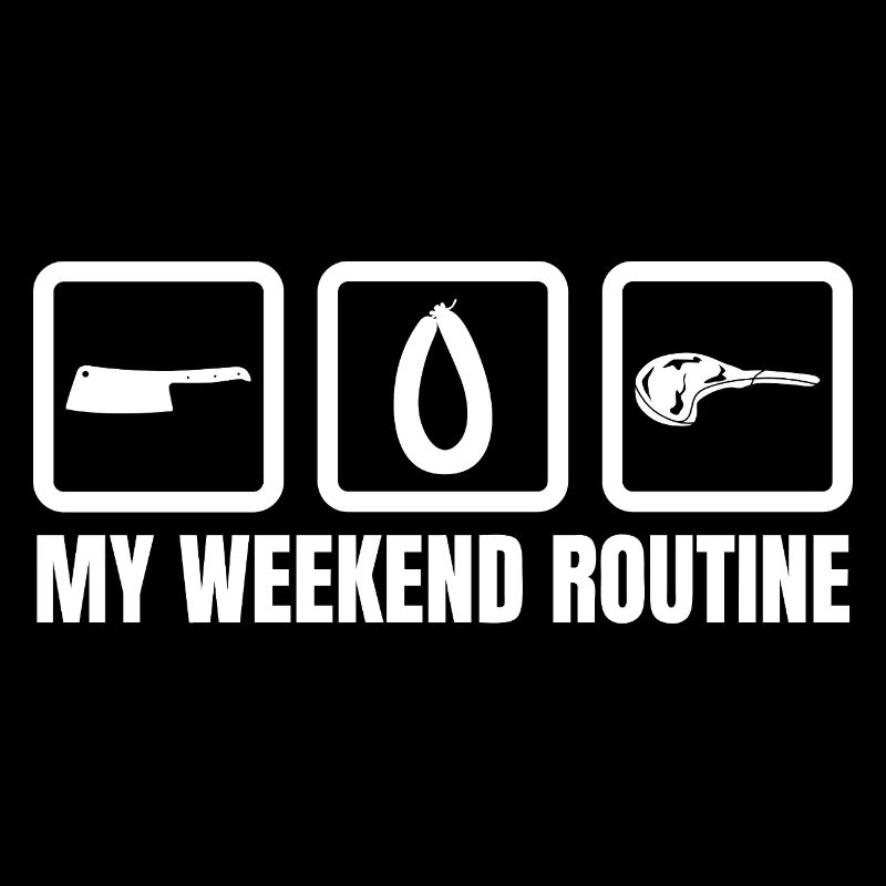 Routine du week-end chez le boucher