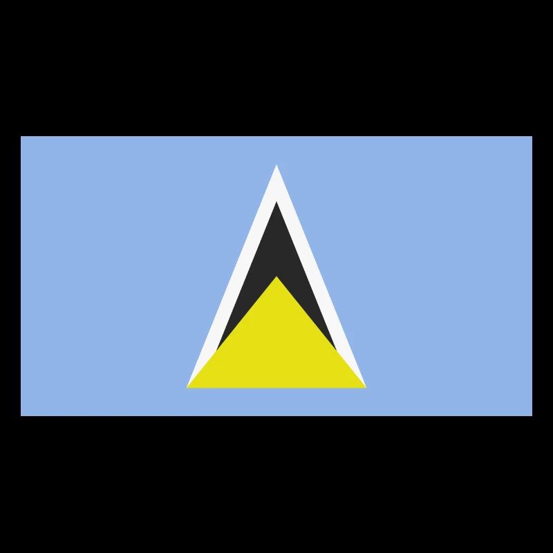 Drapeau caribéen de Sainte-Lucie