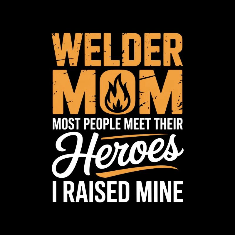 Welder Mom I Raised Mine Schweißer Mutter