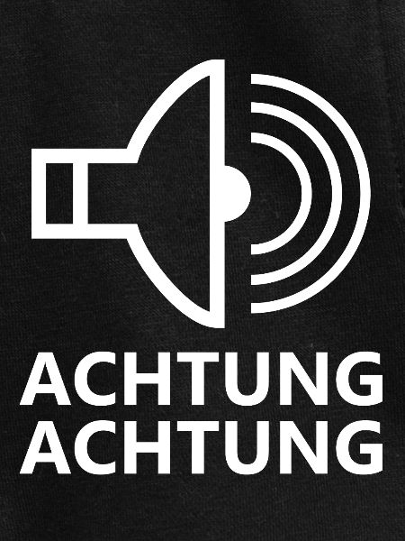 Attention Attention lettering