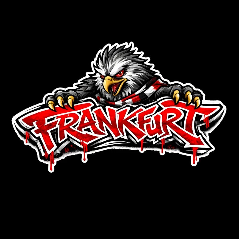 Frankfurt Adler Graffiti