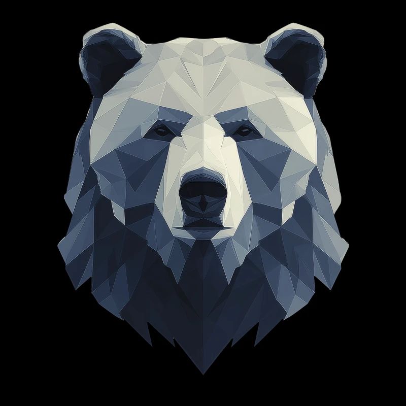 Bear Head, Strong Bear Design, Power Symbol