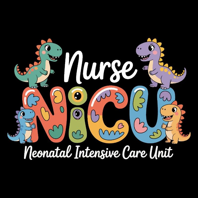 Neonatal Pflege Dino-Design