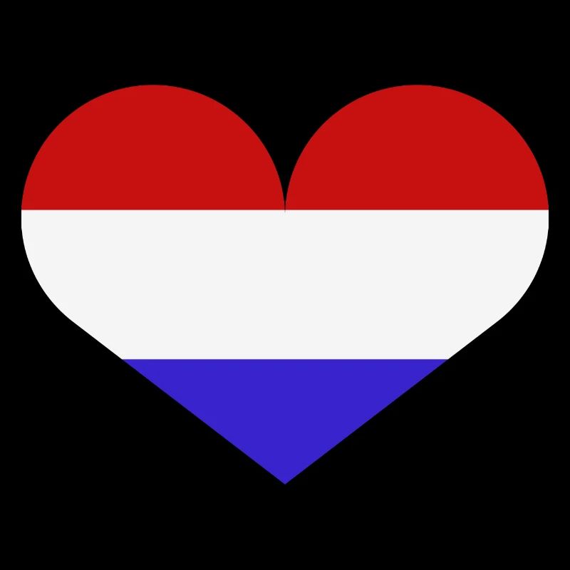 Drapeau du cœur des Pays-Bas