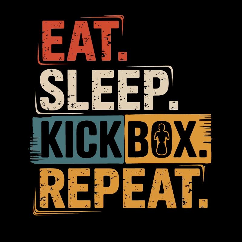 Mange Sommeil Kickbox Répéter