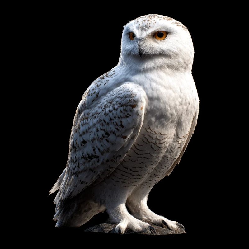 Schneeeule Weiße Eule Kauz Uhu Owl Schnee Eulen