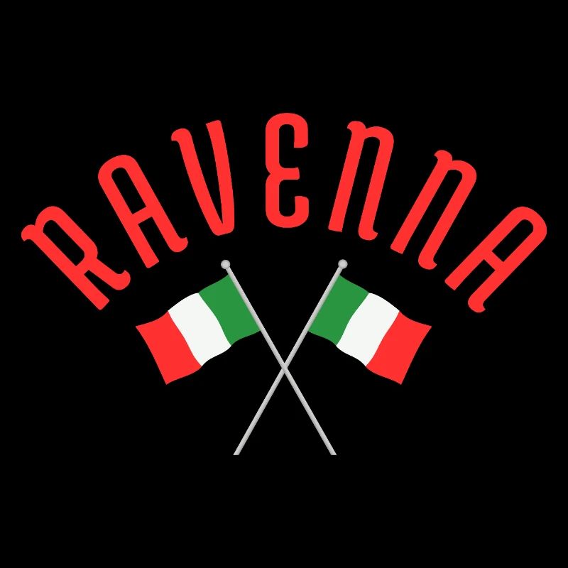 Ravenna Italy Flags Emblem