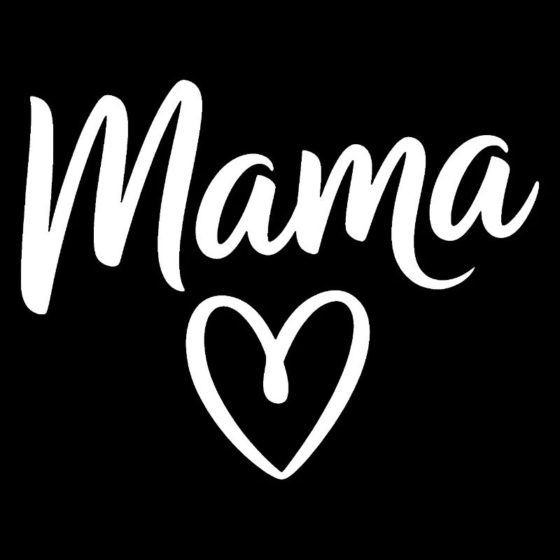 Mama Heart Skripttypografie