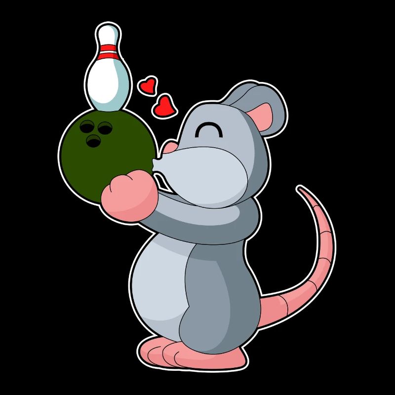 Maus Bowling Bowlingkugel Pin