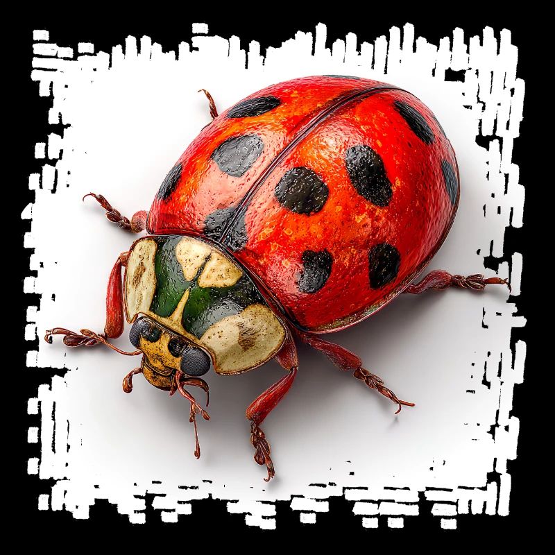 Red Ladybug Pattern Shirt