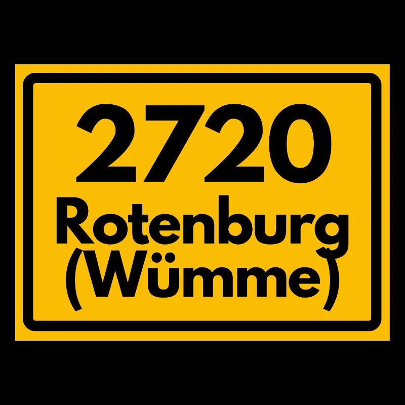 OLD POSTCODE ZIP CODE RETRO 2720 ROTENBURG WÜMME!