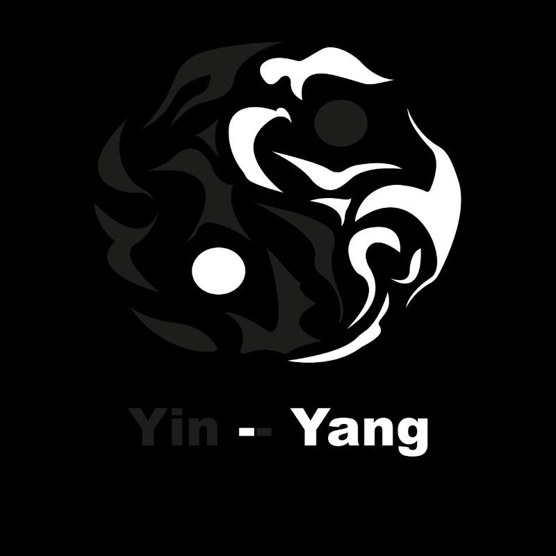 YinYang Silhouette: Kontrastkunst