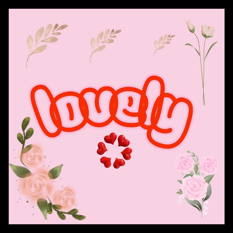 Lucky Neon Floral on Pink