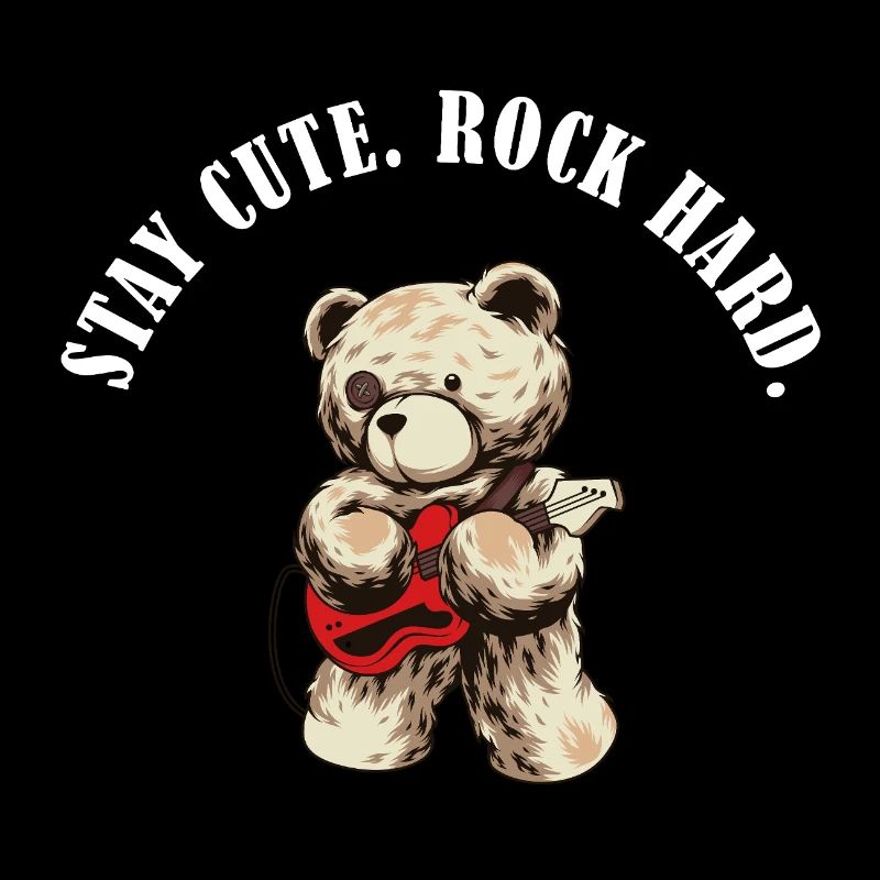 Reste mignonne, dur comme la pierre – Dit jupe ours en peluche