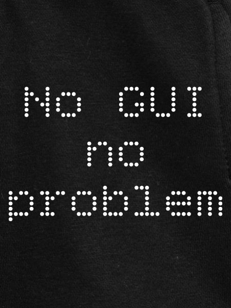 No GUI no problem
