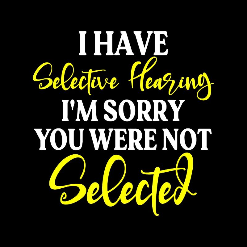 Audition sélective non sélectionnée