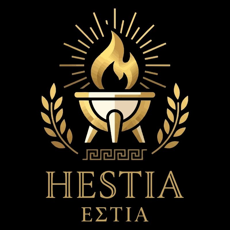Hestia Flame Emblem with Laurel