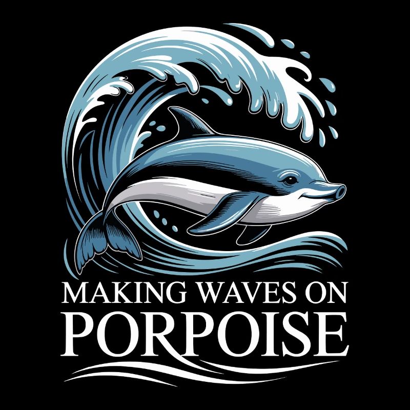 Making Waves On Porpoise Schweinswal Spruch