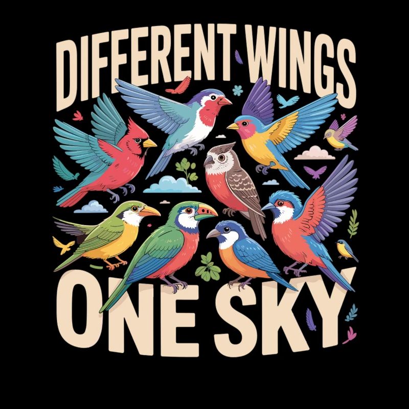 Different Wings One Sky Vogel