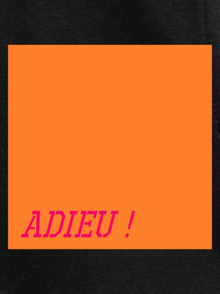 Mots d'adieu