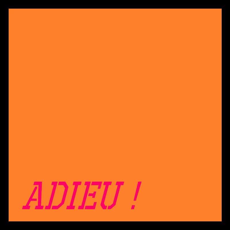 Mots d'adieu