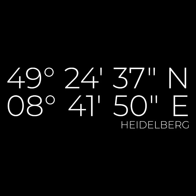 coordinates Heidelberg