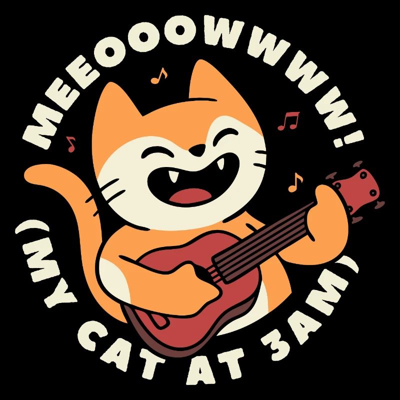 Mon chat à 3 heures du matin