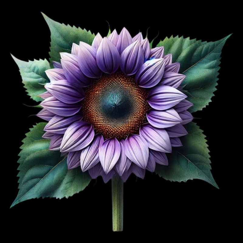 Tournesol violette florale vrille fleur florale