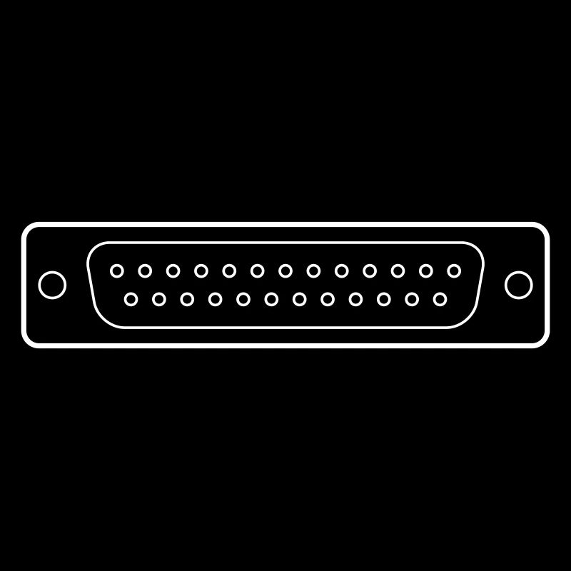 DB 25 Connector Parallel, Drucker