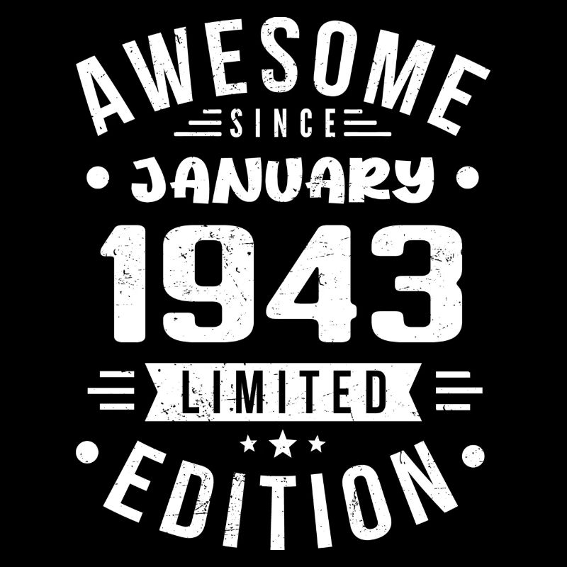 Januar 1943 - Geburtstag Januar 1943 I Januar 1943