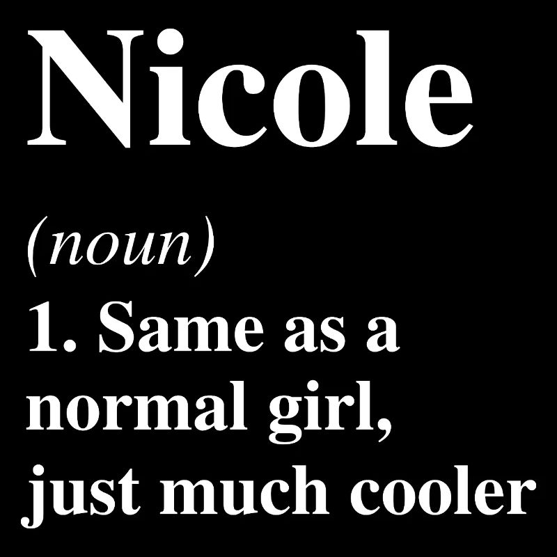 Nicole Définition Cool Nom Dire Cadeau
