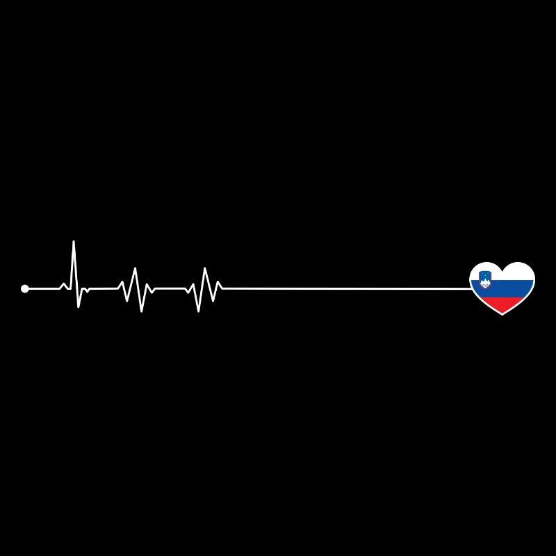 Drapeau Heartbeat Slovénie