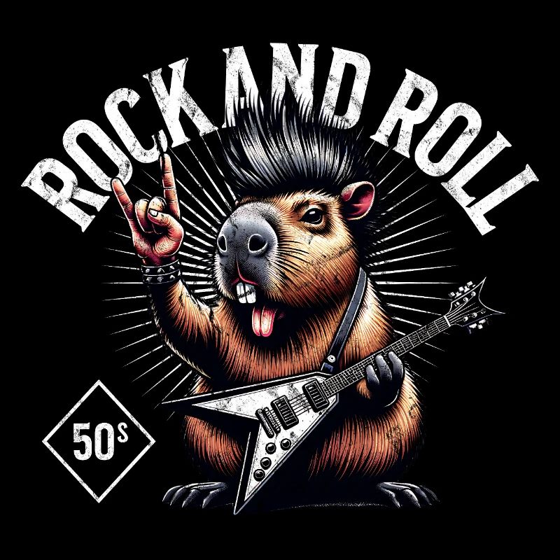 Rock and Roll Capybara