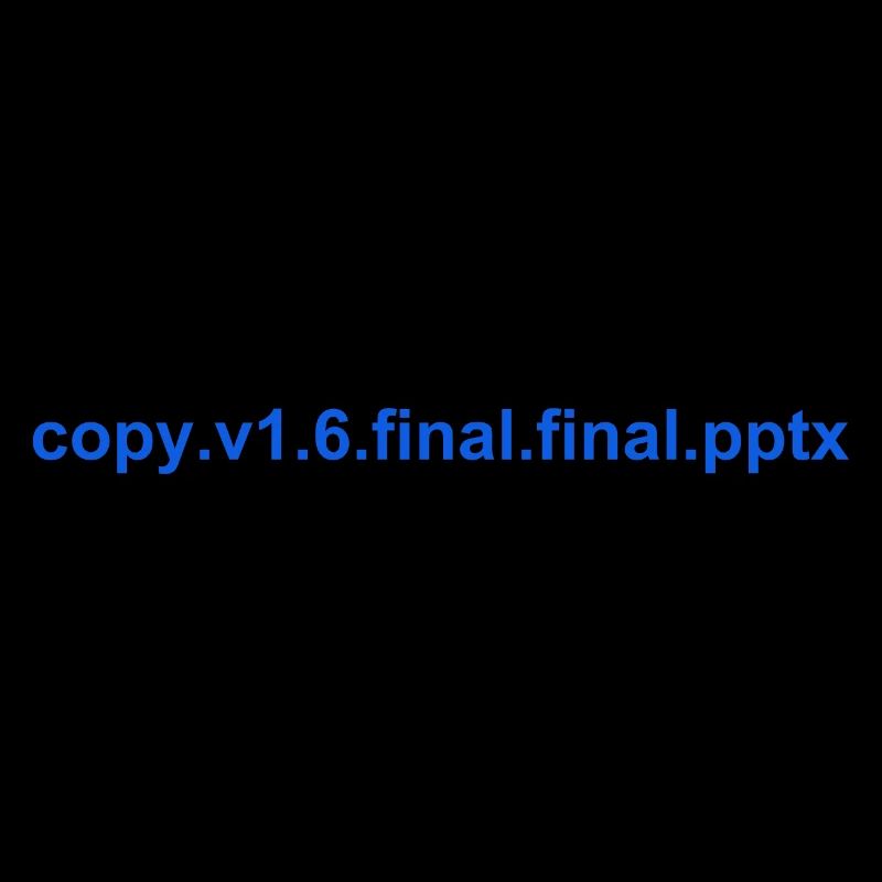 The final PowerPoint