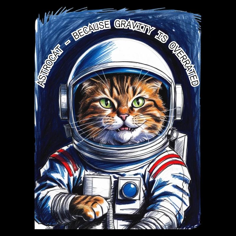 Chat Espace Dicton Cadeau