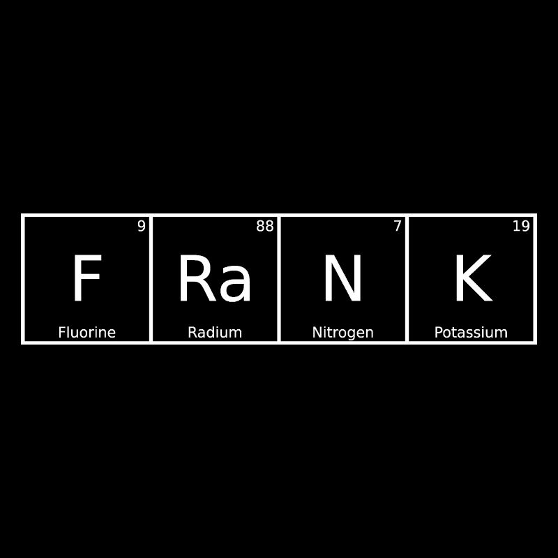 Frank Name First Name Chemistry Periodic Table Elements