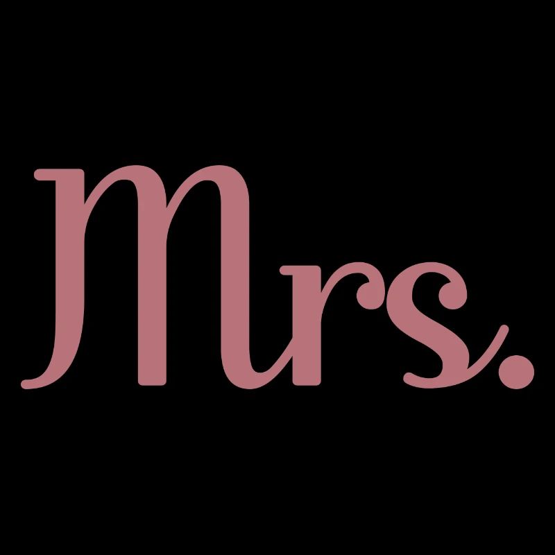 Mrs. Matching Couple Engagement Wedding Honeymoon