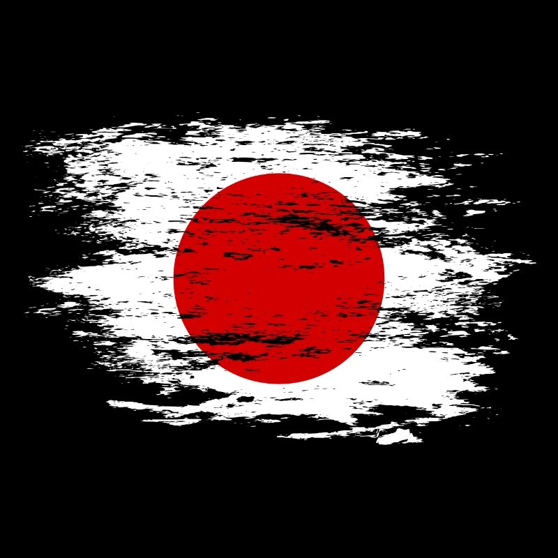 Drapeau japonais utilisé