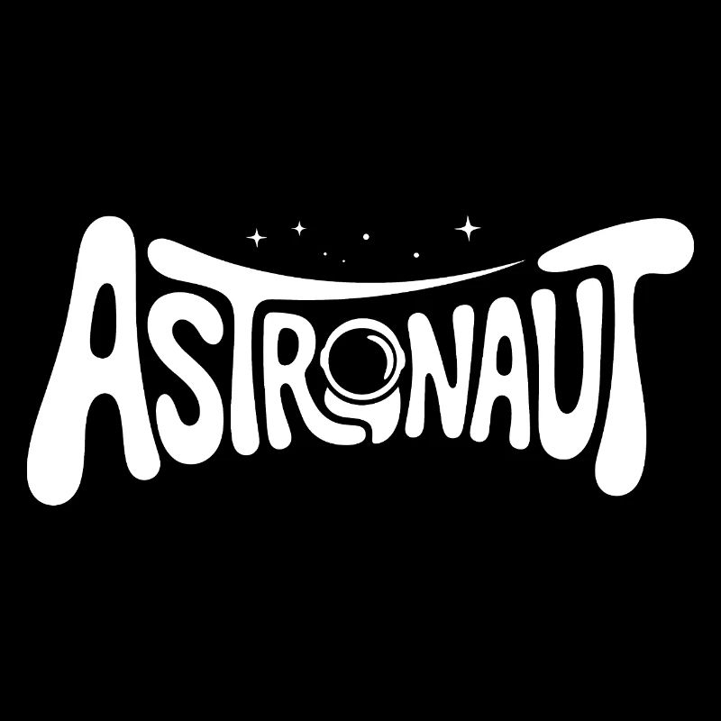 Astronaut - Cool Astonomy Logo