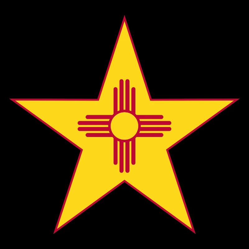 Two-piece New Mexico star design