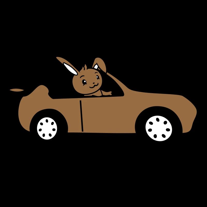 Rabbit Car Fast Driving Driver License