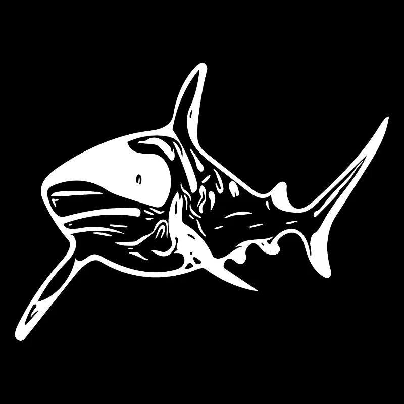 Large vintage deep-sea shark