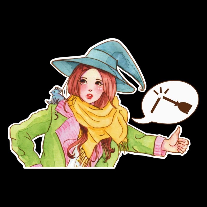 Witch hitchhiker's guide - broom is broken!