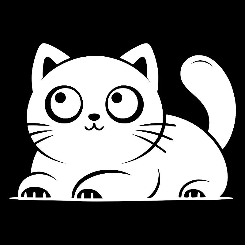 Visage de chat douillet