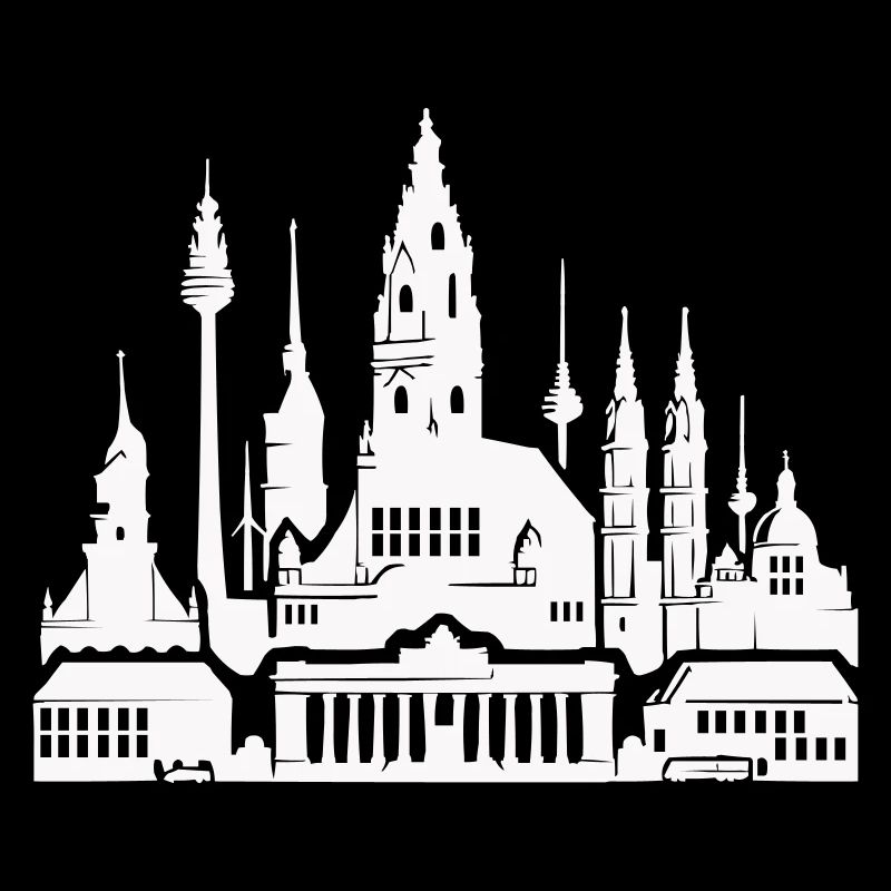 Leipzig skyline