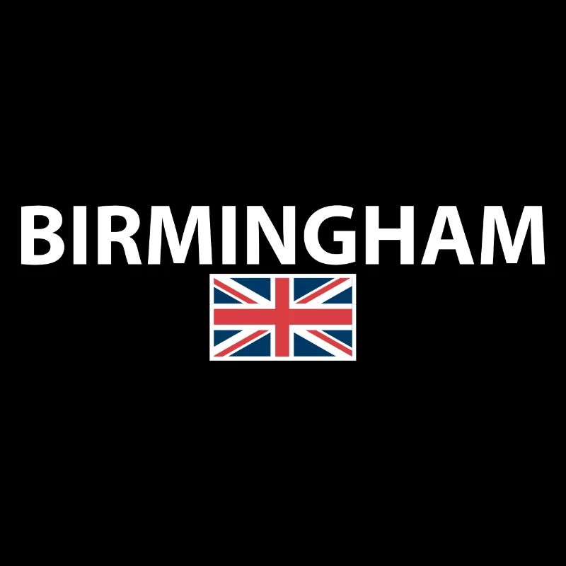 Birmingham Great Britain British Flag British