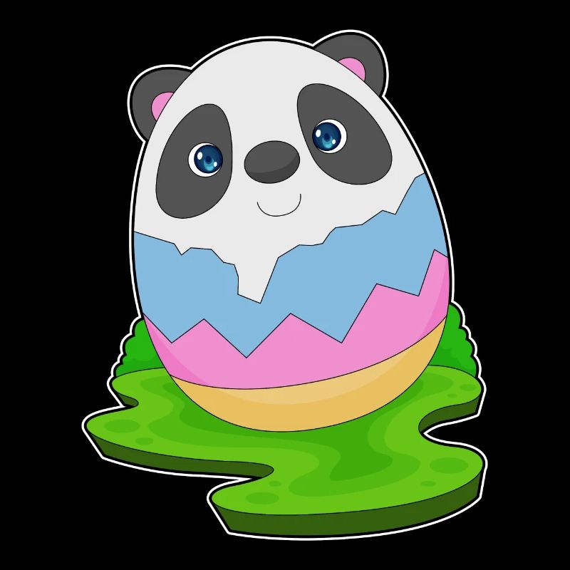 Panda Easter Easter Egg