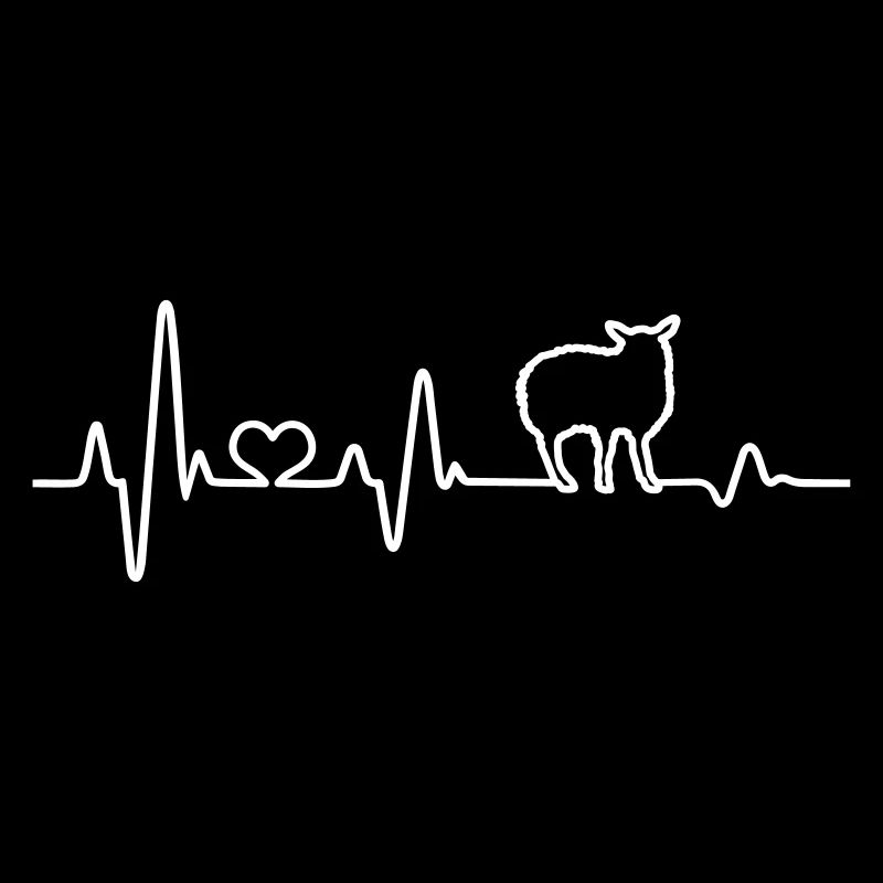 Schaf Herzschlag Schäfer Geschenkidee Schafbock